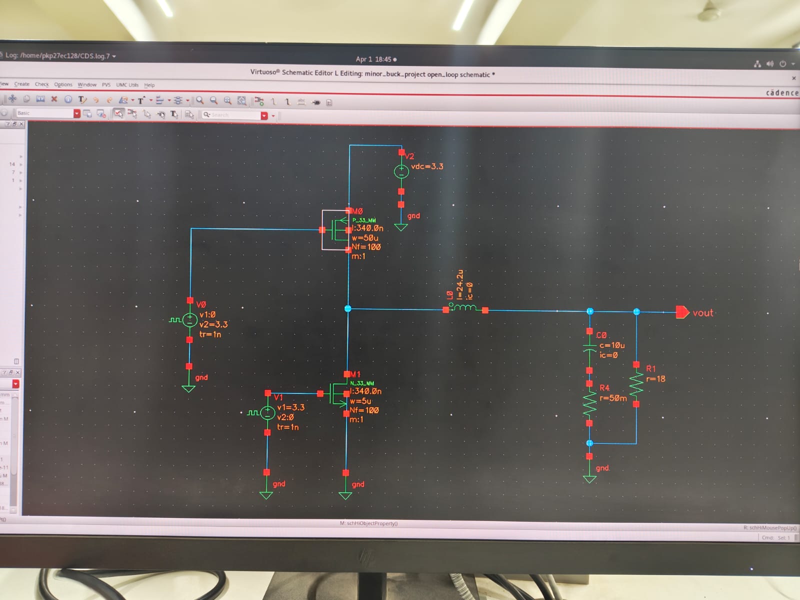 First open-loop schematic photo
